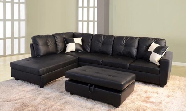 Sectional With Ottoman