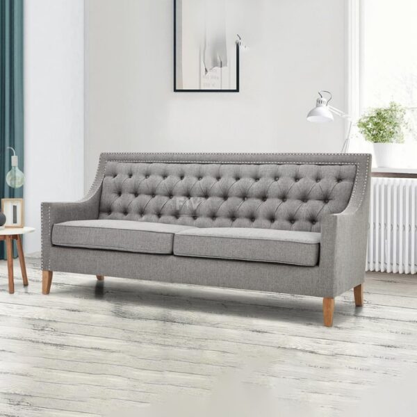 Button Tufted Traditional Style Sofa Sets FSH