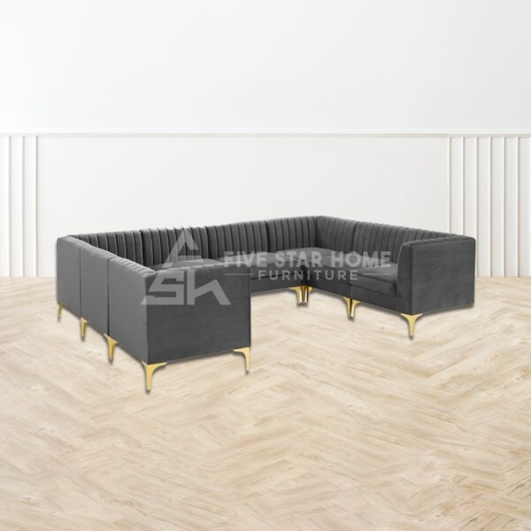 Channel Tufted Sectional