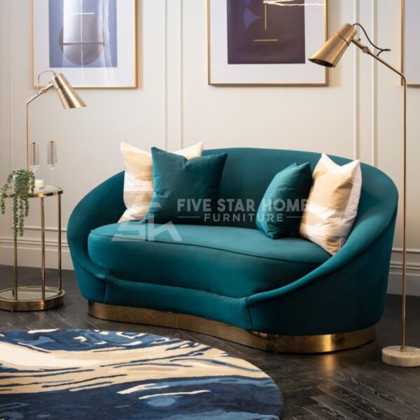 Two Seat Sofa In Green