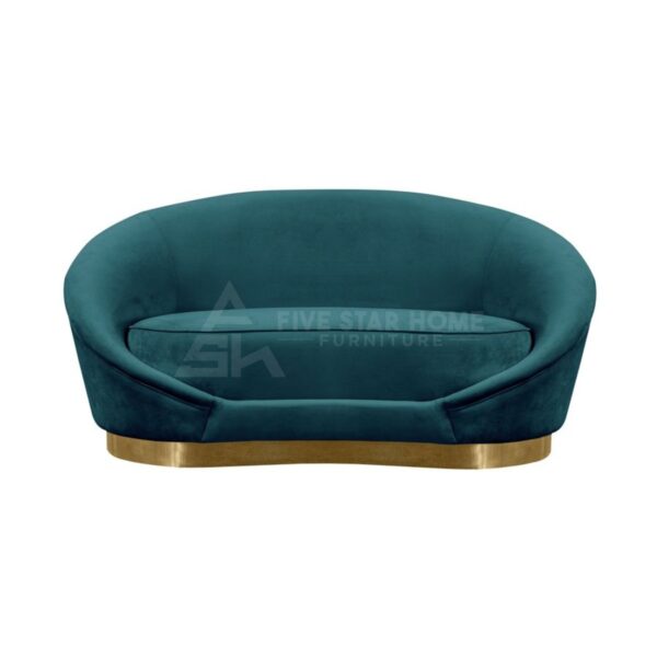 Two Seat Sofa in Green