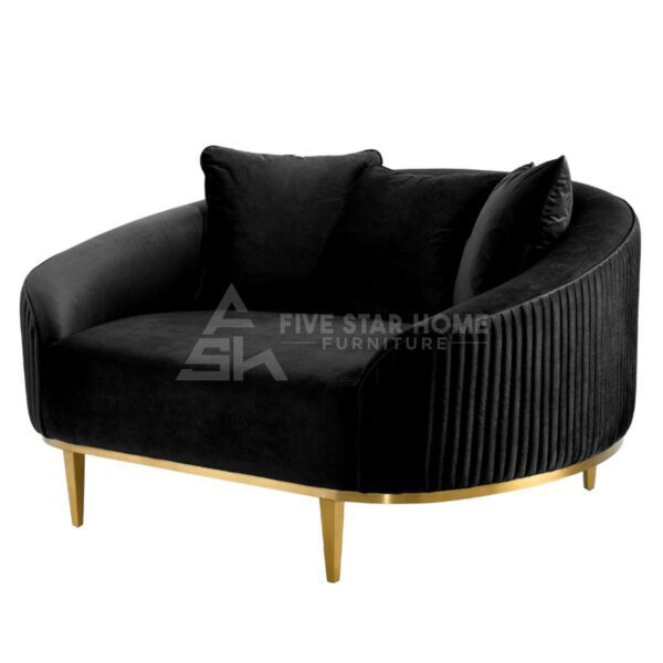 Loveseat in Black