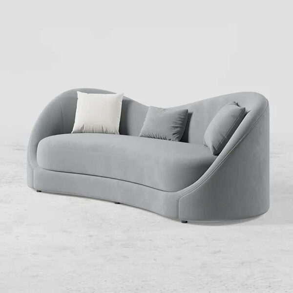 Luxury Green Velvet Upholstered Sofa