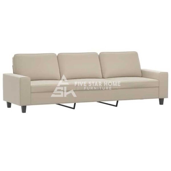 Stylish 3-Seater Sofa in Cream Color