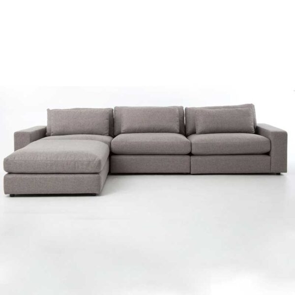 Elissa Square Arm Modular Chaise Couch