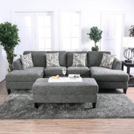 Fabric Modular 5Pcs Bed Couch Sectional