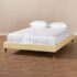 Volden Glam And Luxe Beige Velvet Upholstered Bed