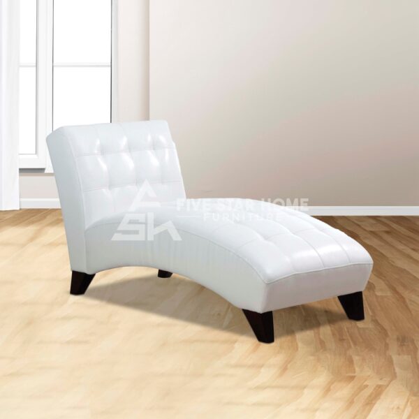 Carisia Mid Century Modern Fabric Chaise Lounge