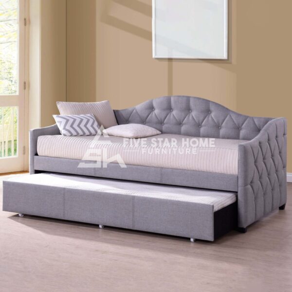 Fabric Upholstered Wooden Daybed