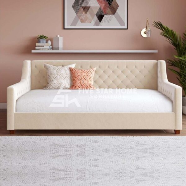 Simple Fabric Upholstered Daybed