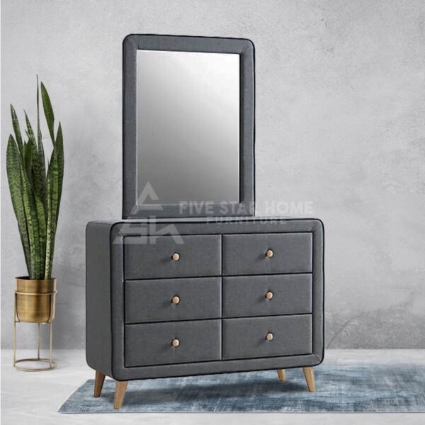 5 Star Mirrored Dressing Table