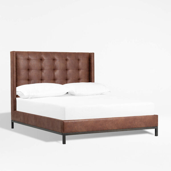 Velvet Upholstered Bed Frame
