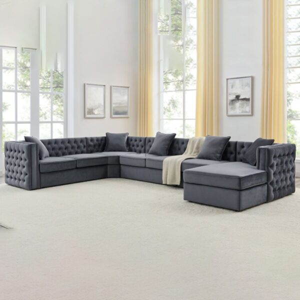 Modular Left-Hand Facing Corner L Shaped Sectional Couch