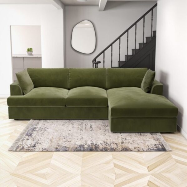 Three Seater L Shaped Sofa – Right Hand Facing