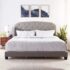 upholstered low profile bed