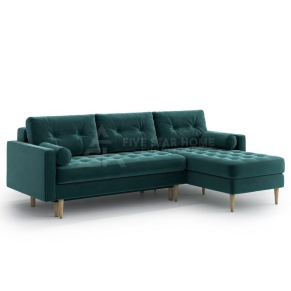 Sofa Curved Tufted Back