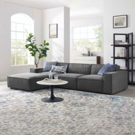 Fabric Reclining Dectional Sofa