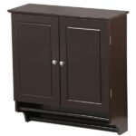 Wall Mounted Brown Storage Cabinet