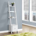 Ladder Book Rack With Drawer