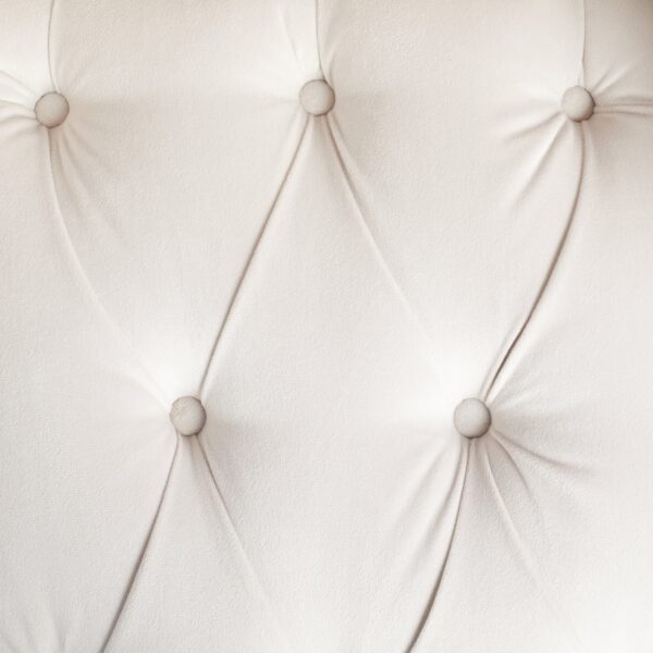 Ivory Velvet Tufted Accent Chair Ivory Velvet Tufted Accent Chair