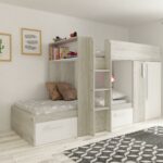 Single High Sleeper Bed With Drawers