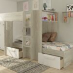 Single High Sleeper Bed With Drawers