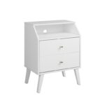 5 Star 2-Drawers Night Stand In White
