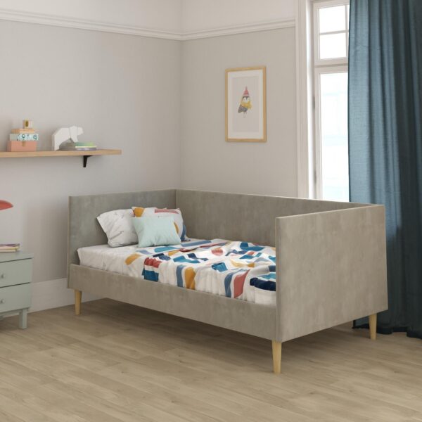 Flint Mid Century Velvet Daybed Flint Mid Century Velvet Daybed