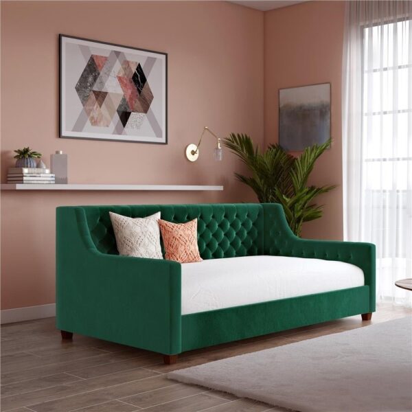 Jamie Velvet Upholstered Daybed daybed