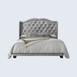 Karlie Tufted Upholstered Low Profile Standard Bed