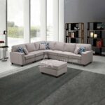 Modular Corner Sectional With Ottoman L Shaped Couch