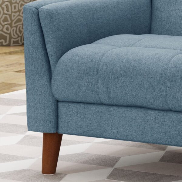 wide tufted armchair armchair