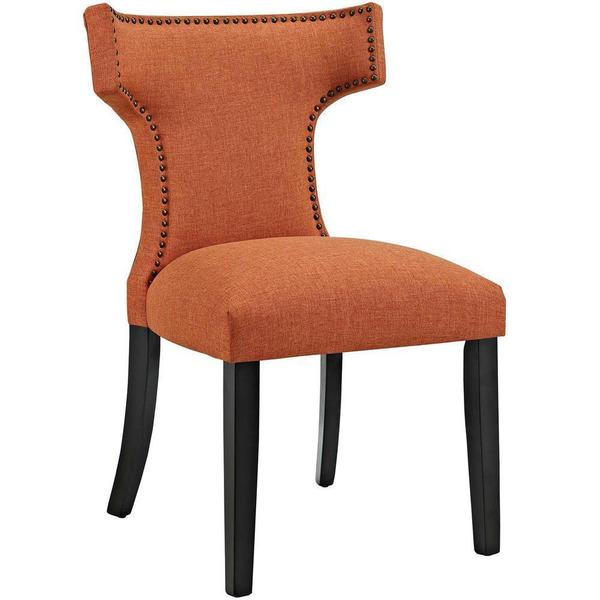 Curve Back Fabric Dining Chair Dining chair