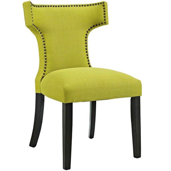 Curve Back Fabric Dining Chair dining chair
