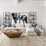 Elissa Square Arm Modular Chaise Couch