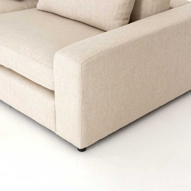 Elissa Square Arm Modular Chaise Couch