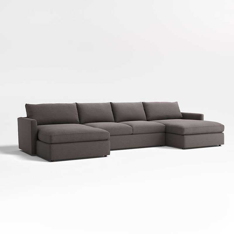 Fsh 3-Piece Double Chaise Sectional Sofa