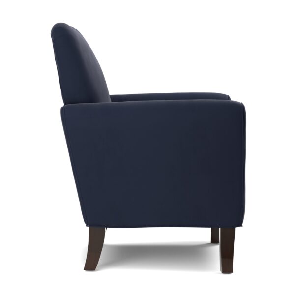Harelbeke Navy Blue Velvet Arm Chair arm chair