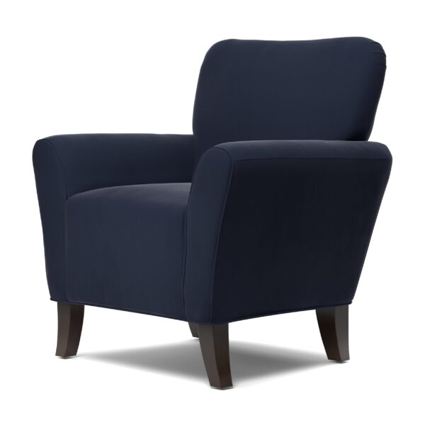Harelbeke Navy Blue Velvet Arm Chair arm chair