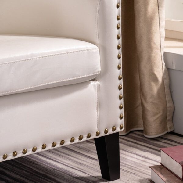 Home Modern Leather Accent Chair Home Modern Leather Accent Chair