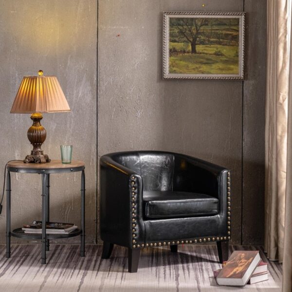 Home Modern Leather Accent Chair Home Modern Leather Accent Chair