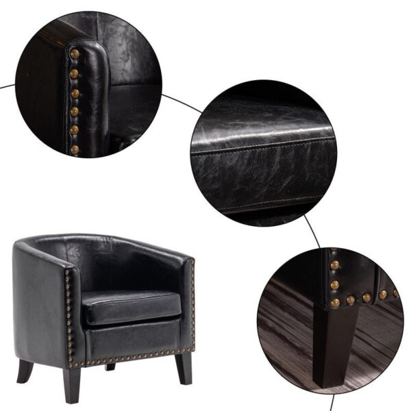 Home Modern Leather Accent Chair Home Modern Leather Accent Chair