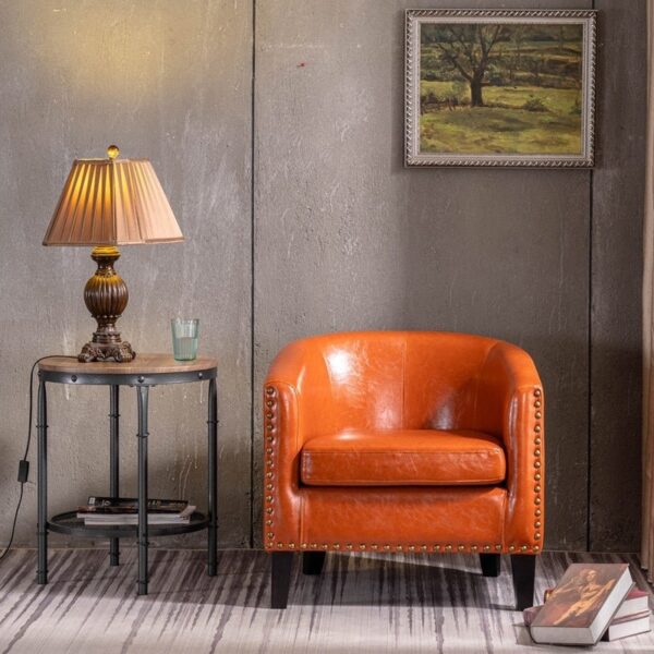 Home Modern Leather Accent Chair Home Modern Leather Accent Chair