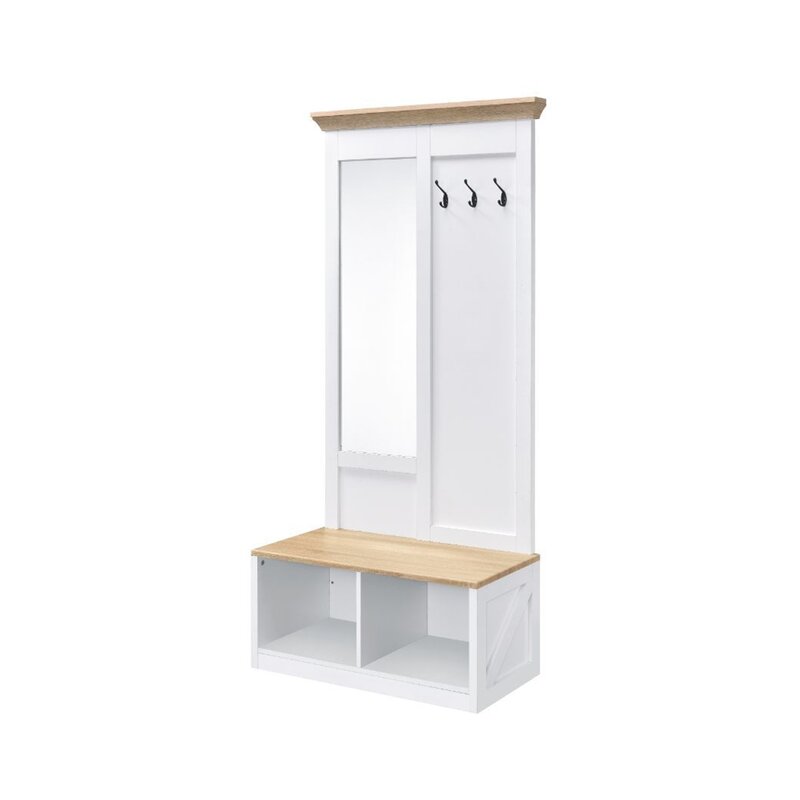 Hall Tree With Bench And Shoe Storage