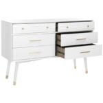 Lyla 6 Drawer Dresser In White