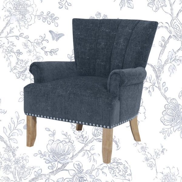 Wide Tufted Armchair