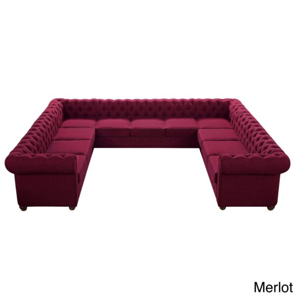 u shaped comfy couch U shape Sectional sofa