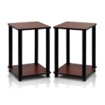 Set Of 2 Wooden End Tables