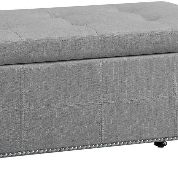 Bunlap Upholstered Storage Bench Bunlap Upholstered Storage Bench