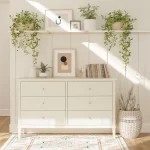 Soderville 6 Drawer Dresser in White